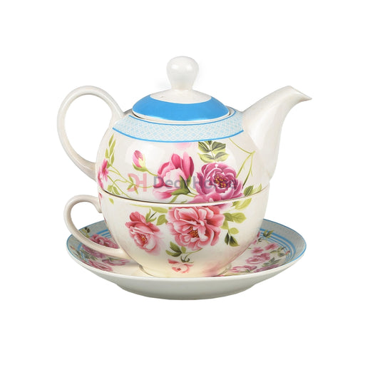 New Bone Spring Tea For One Pink Flower Tableware