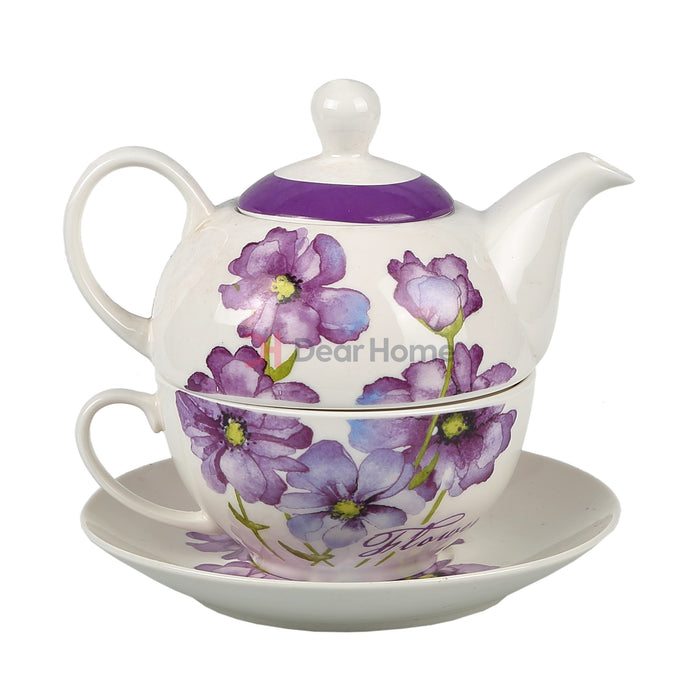 New Bone Spring Tea For One Purple Tableware