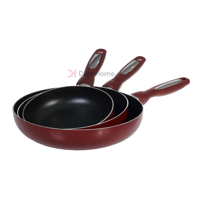 Non Stick Teflon 3Pcs Fry Pan Set