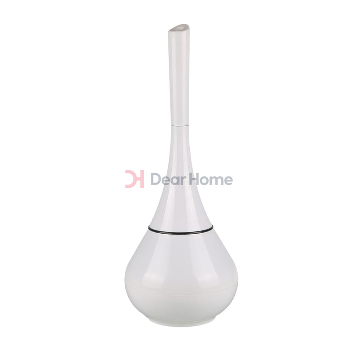 Vase Shape Toilet Brush Holder White Bathware