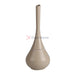 Vase Shape Toilet Brush Holder Beige Bathware