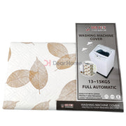 13-15Kg Automatic Top Load Washer Cover Beige Leaf Kitchenware