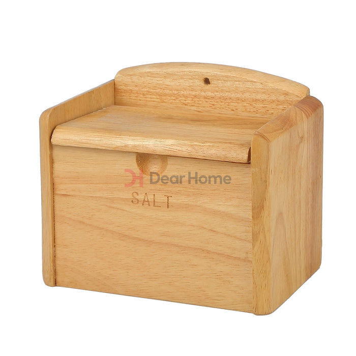 Wood Salt Box Natural Kitchenware