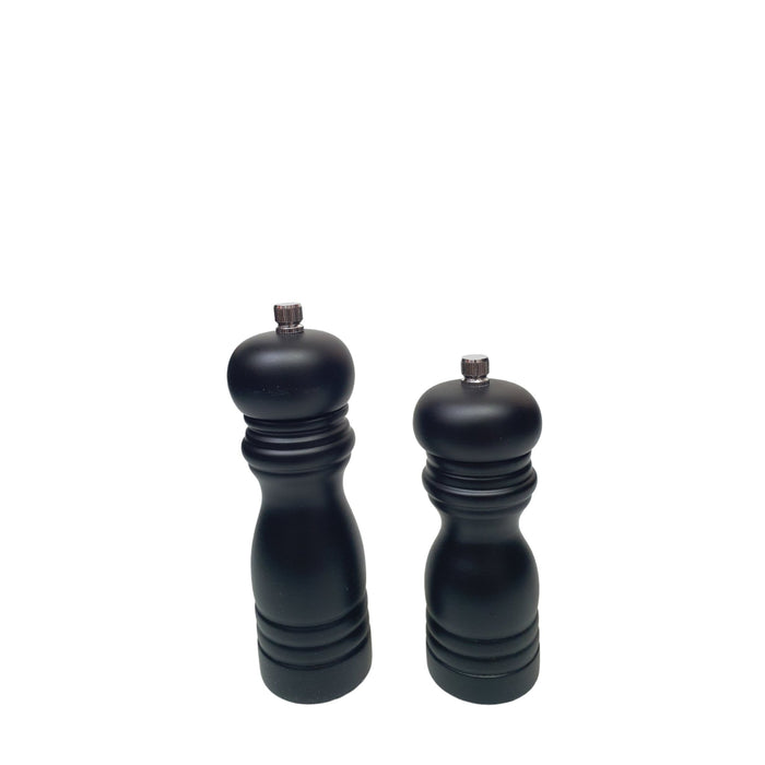 SMALL BLACK WOOD PEPPER GRINDER  X349