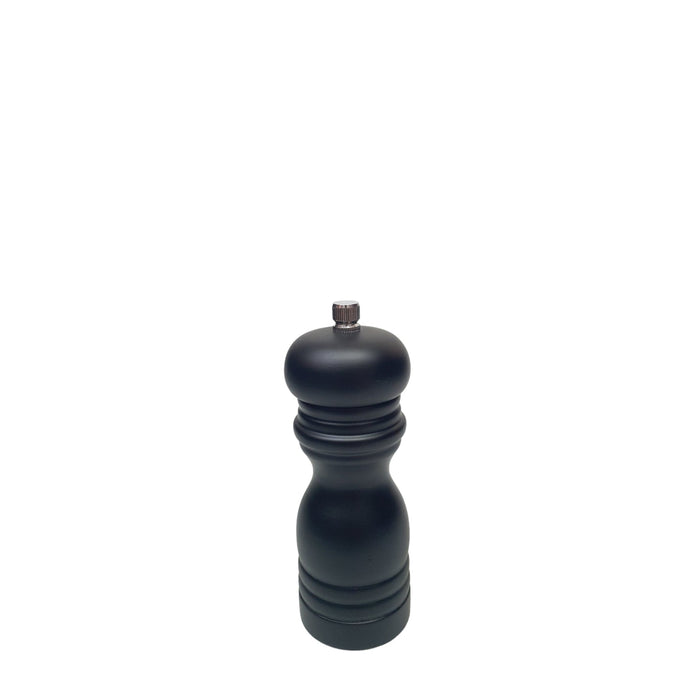 SMALL BLACK WOOD PEPPER GRINDER  X349