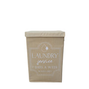 LAUNDRY BASKET WITH COVER  X412