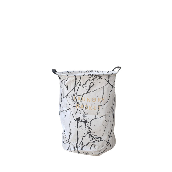 LAUNDRY BAG BEIGE MARBLE