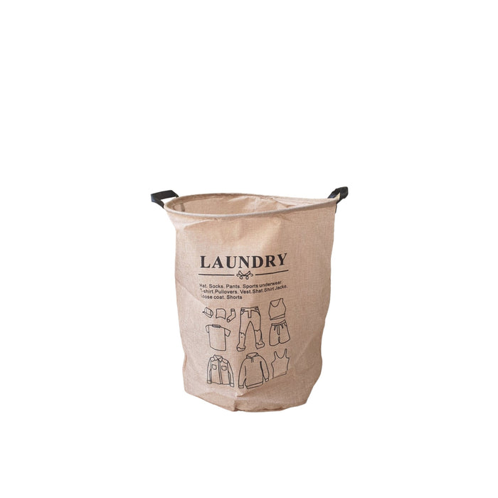 LAUNDRY BAG LINEN BEIGE