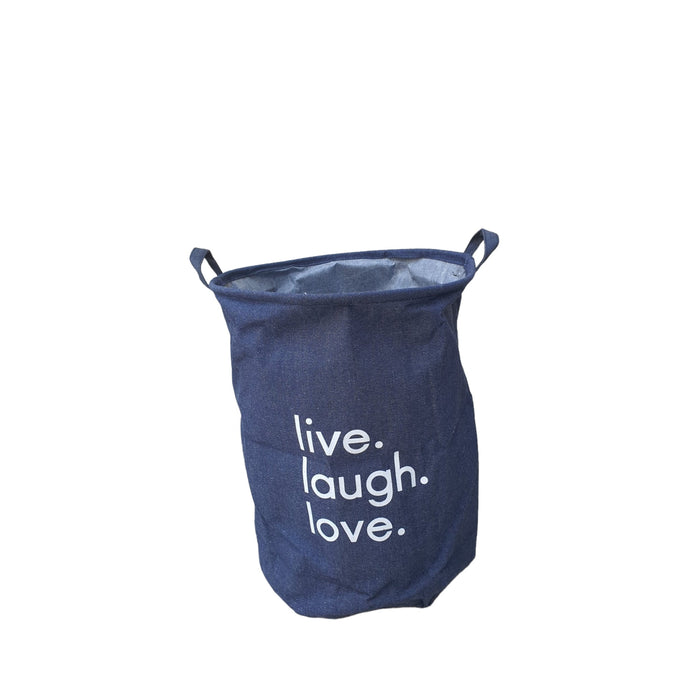 LAUNDRY BAG DENIM DARK BLUE