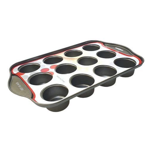 SMALL MUFFN 12PCS PAN REMOVABLE BOTTOM