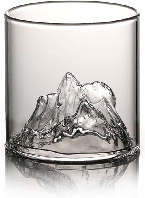 GLASS CUP WITH 3D ICEBERG INSIDE  X546