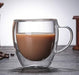 DOUBLE WALL GLASS MUG 250ML   X551