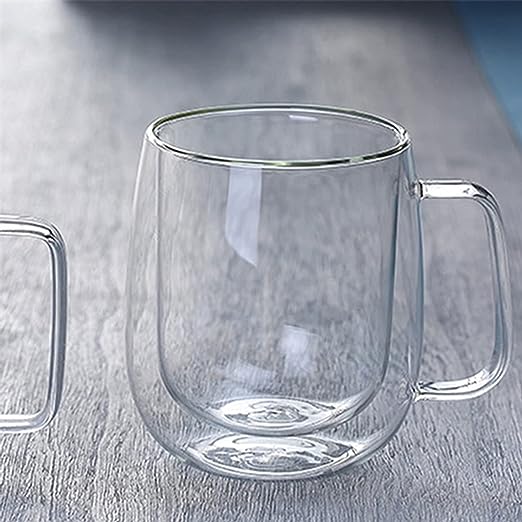 DOUBLE WALL GLASS MUG 250ML  X552