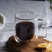 DOUBLE WALL GLASS MUG 250ML  X552