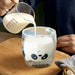 DOUBLE WALL GLASS MUG PANDA SHAPE 280ML