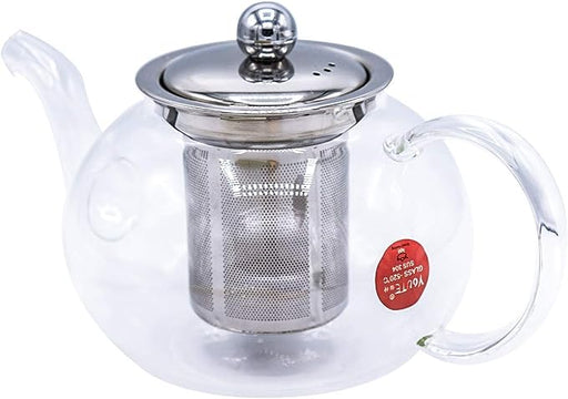 HEAT RESISTANT GLASS TEA KETTLE 1L  X556