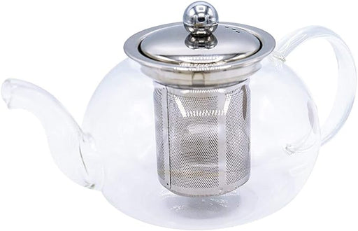 HEAT RESISTANT GLASS TEA KETTLE 1L  X556