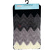 Zigzag 3Pcs Bath Mat Set 50*80Cm Gray Bathware