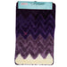 Zigzag 3Pcs Bath Mat Set 50*80Cm Purple Bathware